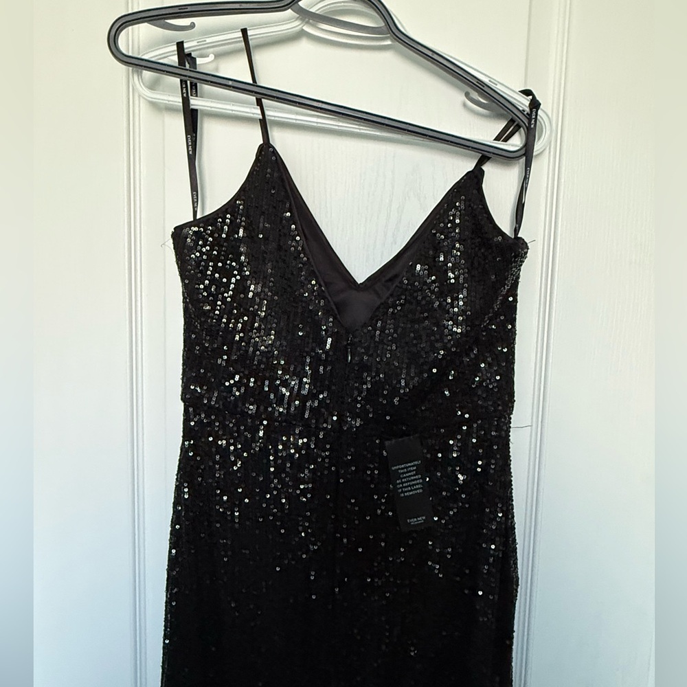 NWT Ever New Rosaleen Sequin Ruched Dress - Picture 3 of 9